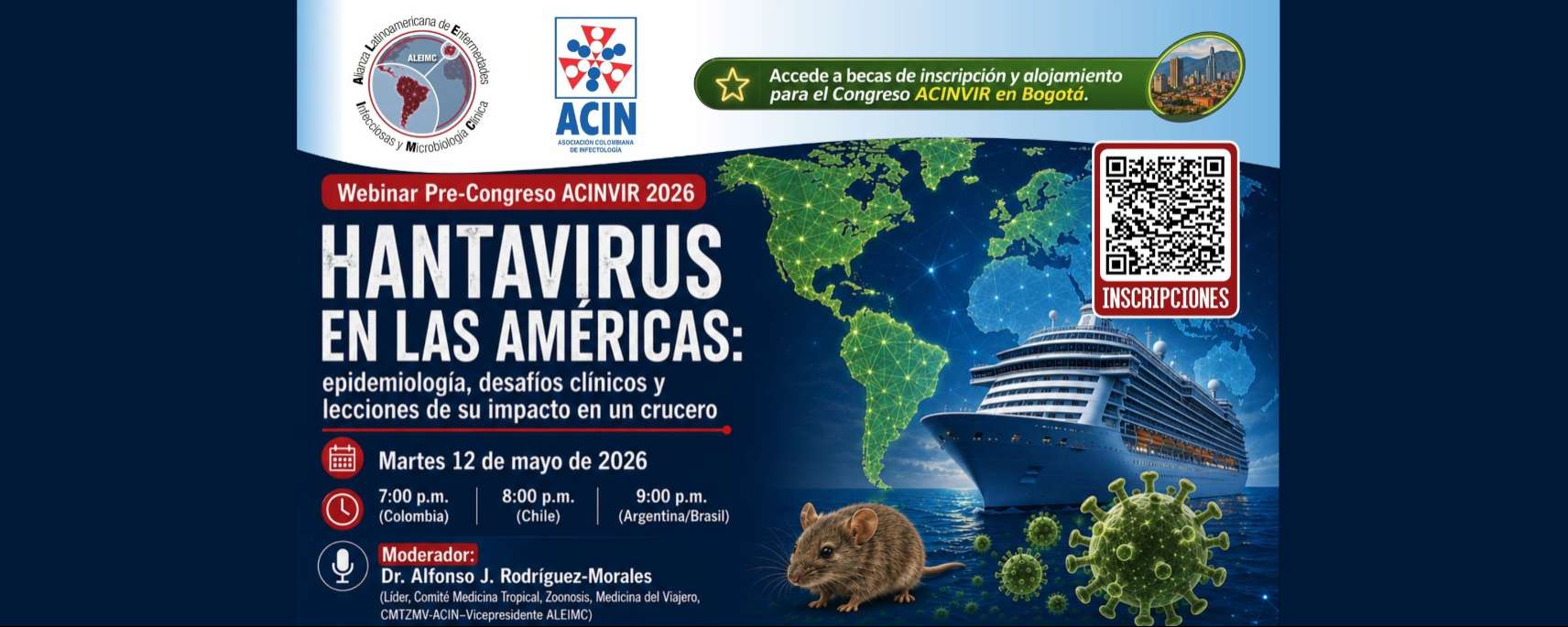 Webinar ALEIMC Hantavirus en las Américas: epidemiología, desafíos clínicos y lecciones de su impacto en un crucero
